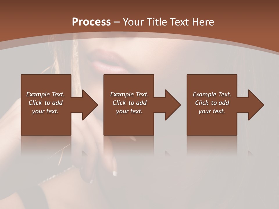 Female Eyes View PowerPoint Template