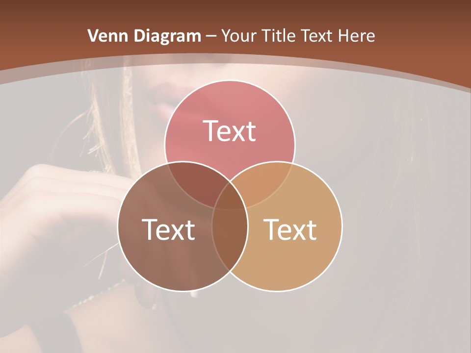 Female Eyes View PowerPoint Template