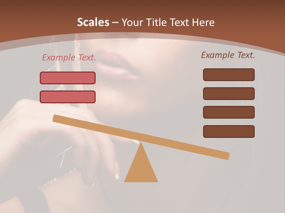 Female Eyes View PowerPoint Template