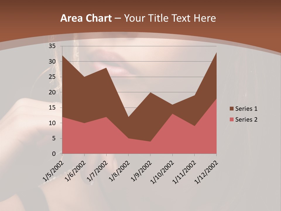 Female Eyes View PowerPoint Template