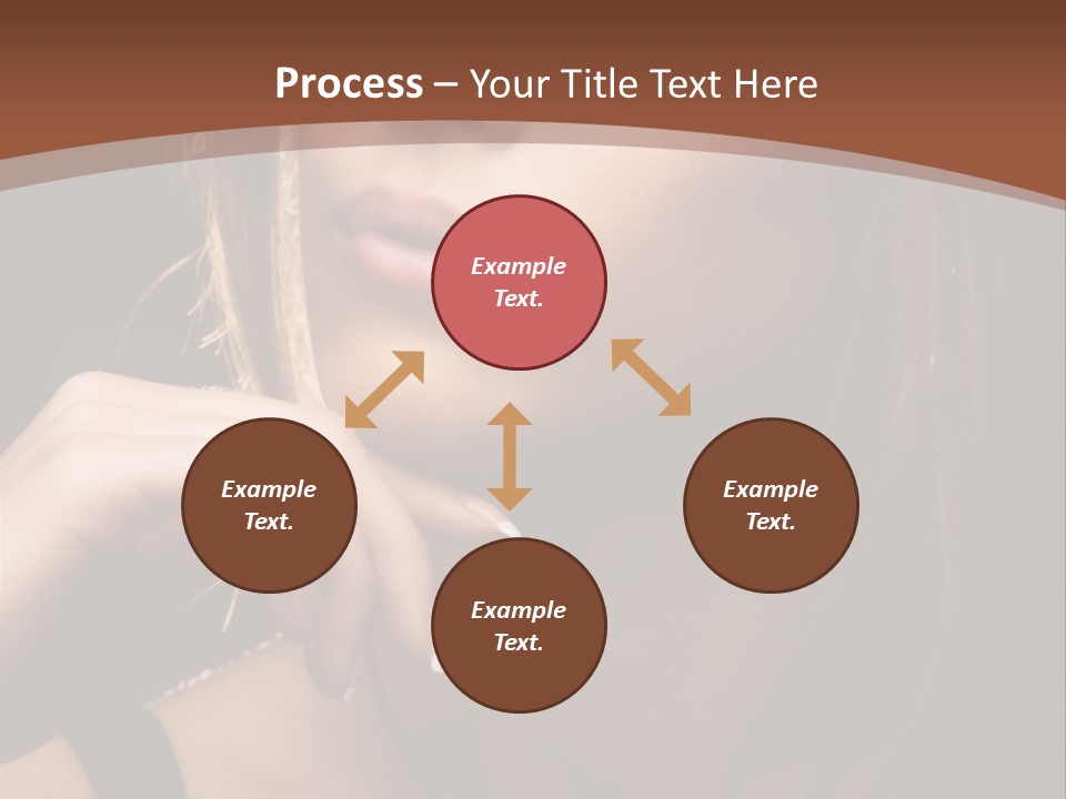 Female Eyes View PowerPoint Template