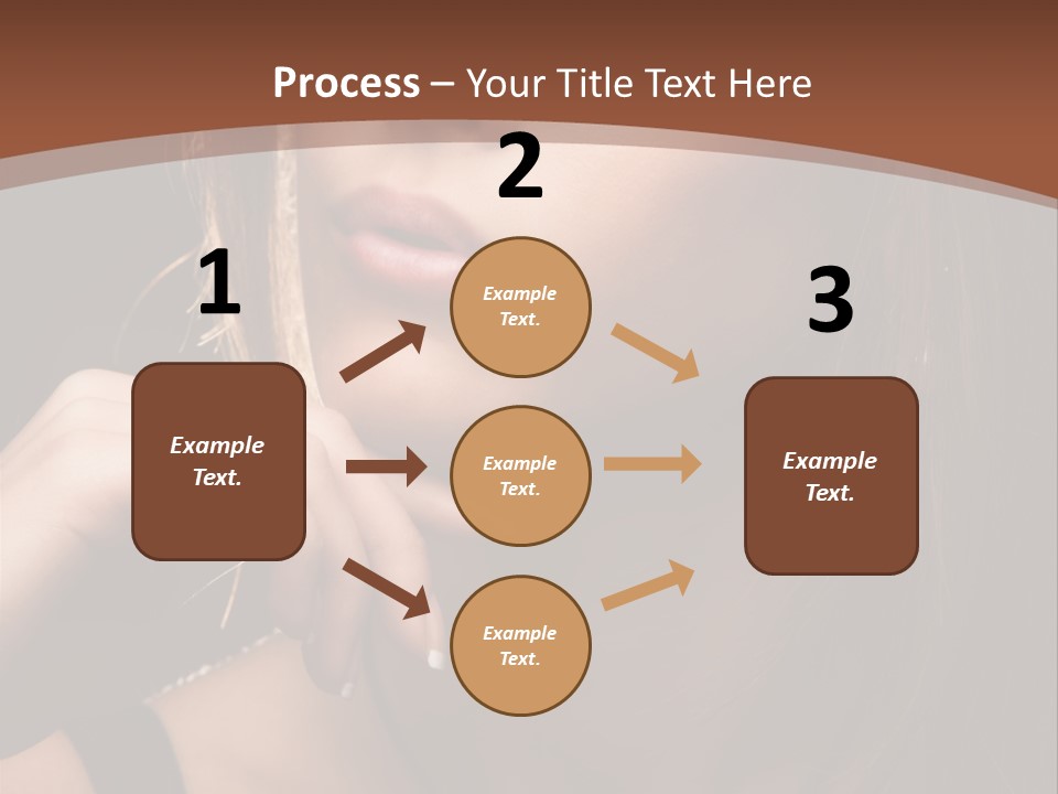Female Eyes View PowerPoint Template