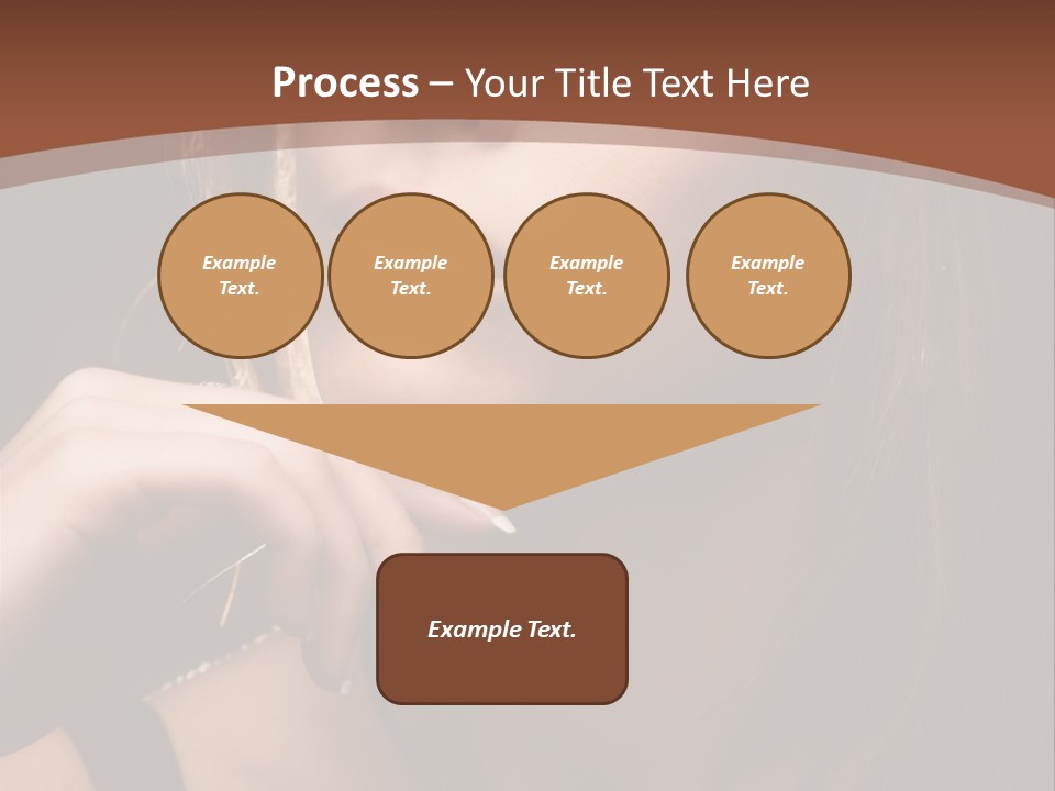 Female Eyes View PowerPoint Template