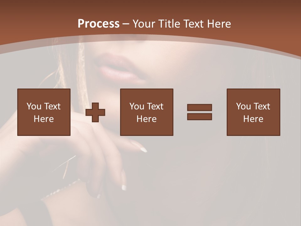 Female Eyes View PowerPoint Template