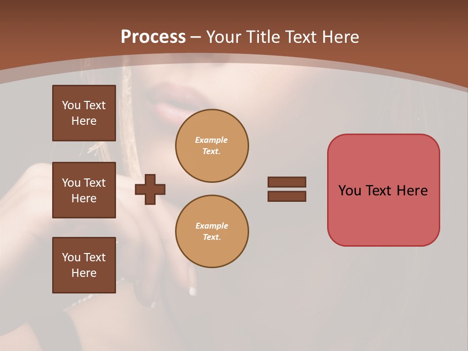 Female Eyes View PowerPoint Template