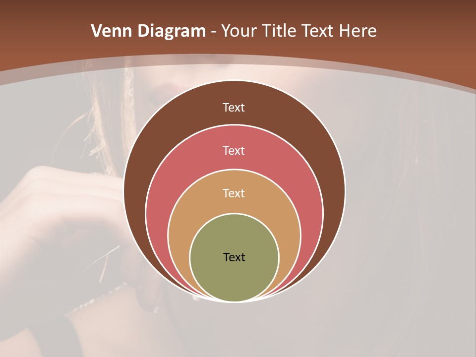 Female Eyes View PowerPoint Template
