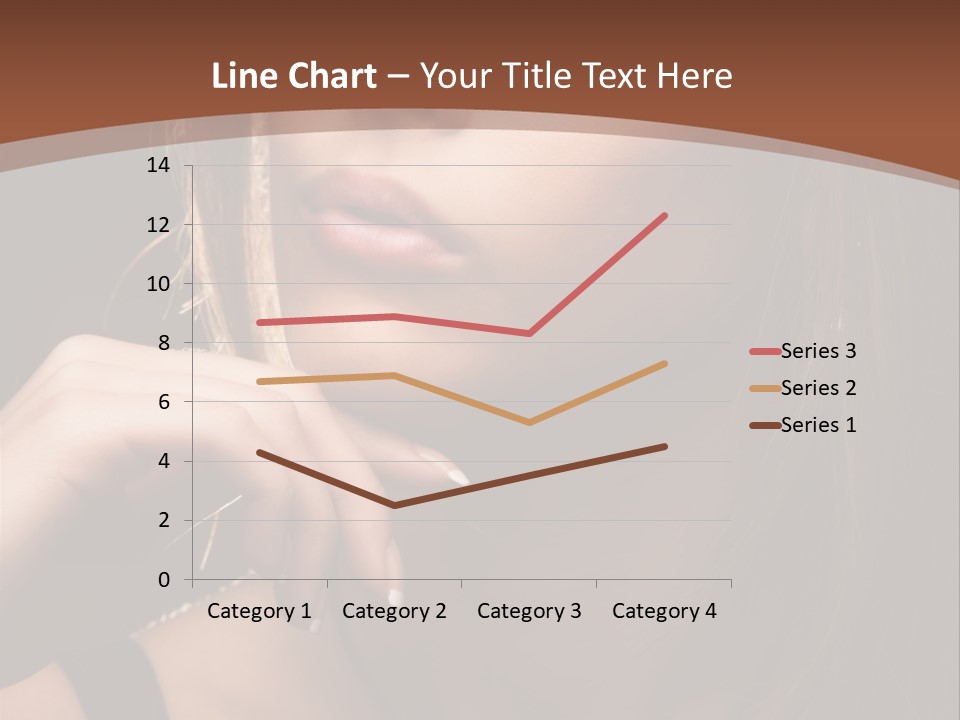 Female Eyes View PowerPoint Template