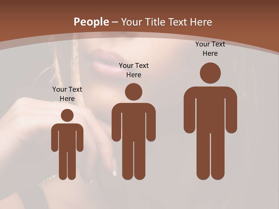 Female Eyes View PowerPoint Template