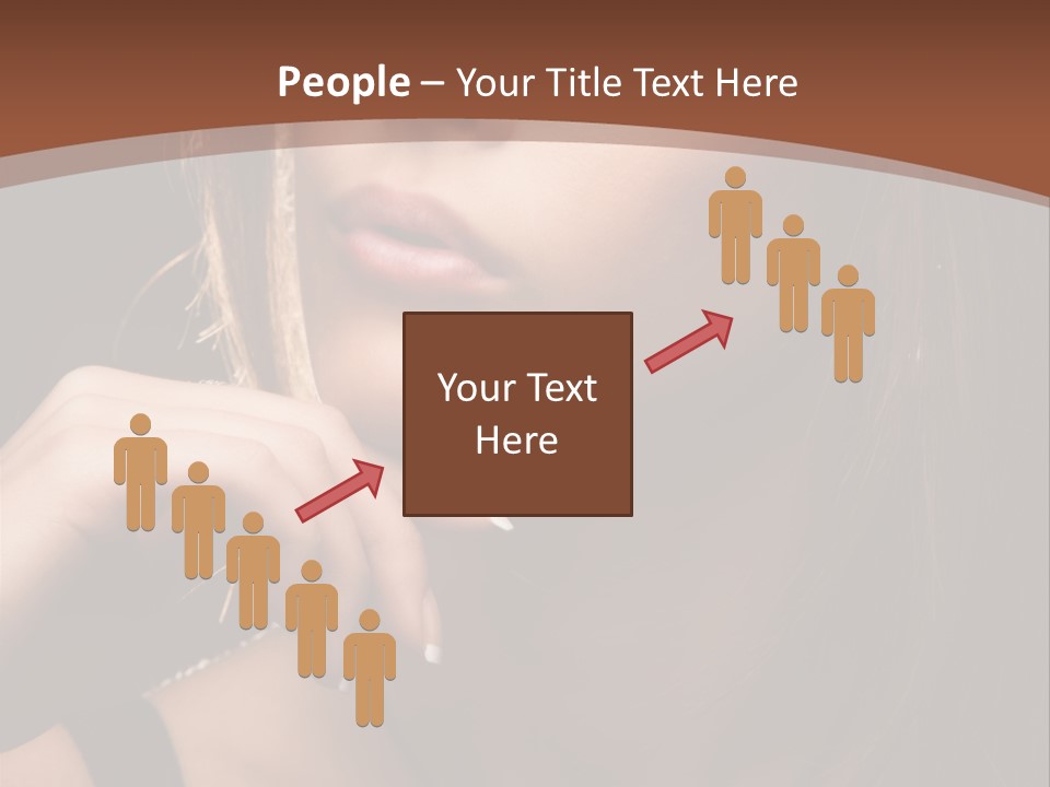 Female Eyes View PowerPoint Template