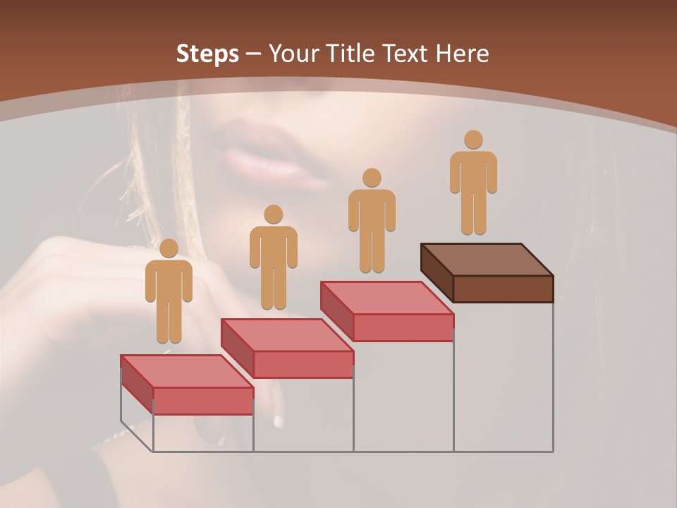 Female Eyes View PowerPoint Template