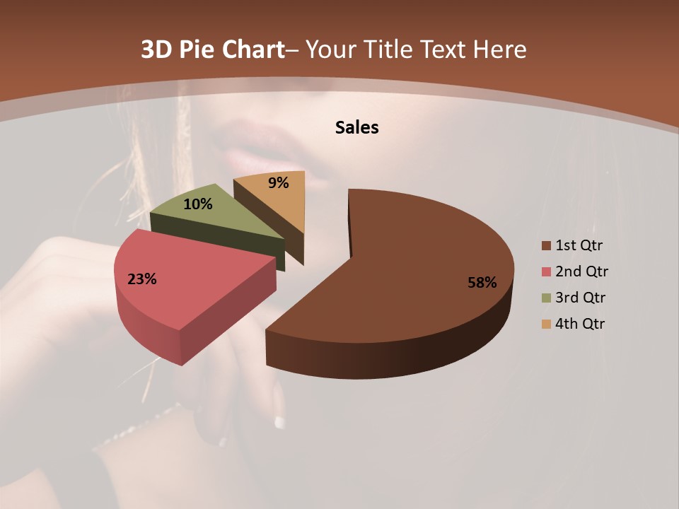 Female Eyes View PowerPoint Template