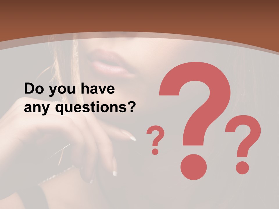 Female Eyes View PowerPoint Template