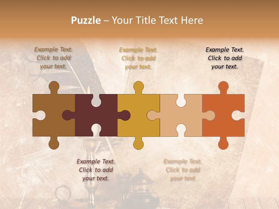 Character Poetry Lines PowerPoint Template