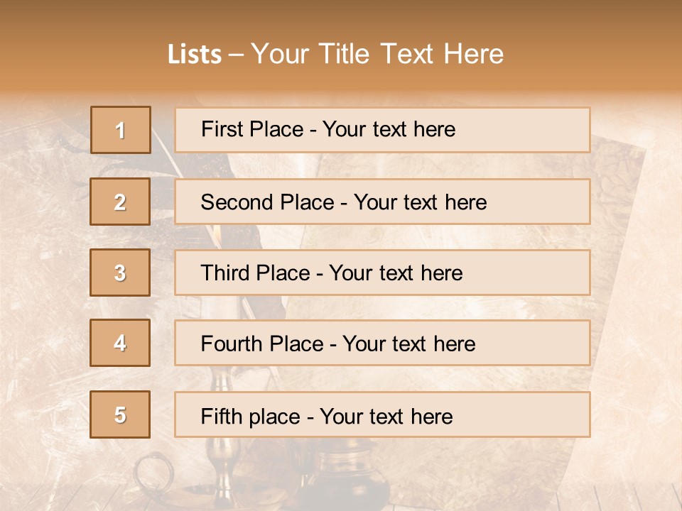 Character Poetry Lines PowerPoint Template