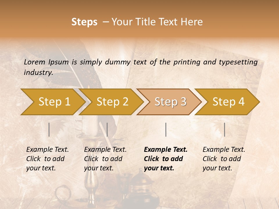Character Poetry Lines PowerPoint Template