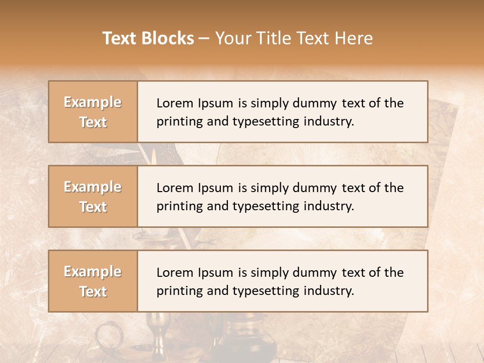 Character Poetry Lines PowerPoint Template