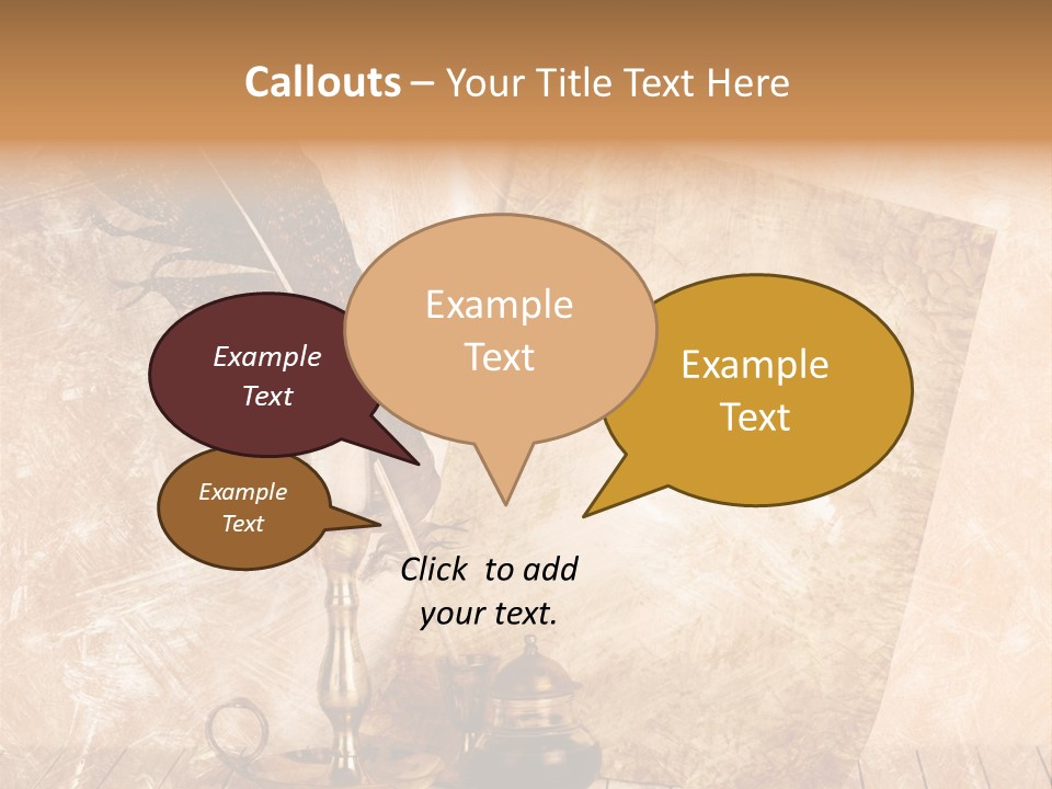 Character Poetry Lines PowerPoint Template