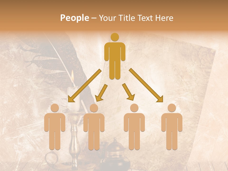 Character Poetry Lines PowerPoint Template