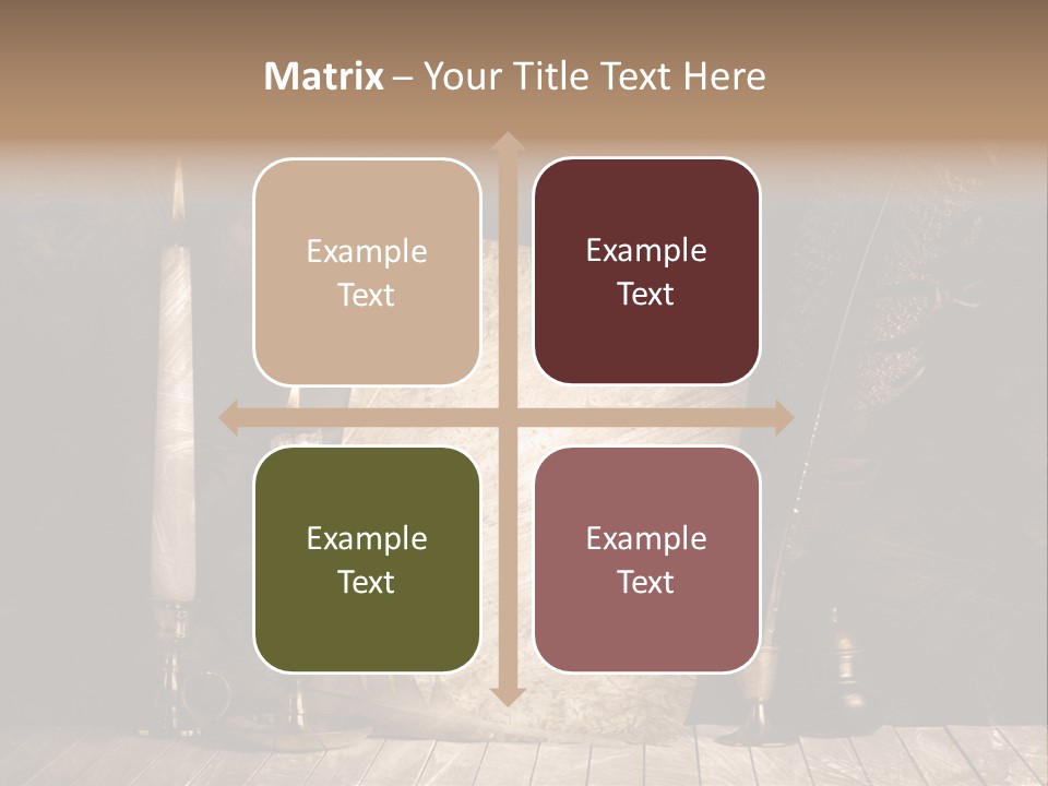 Aged Character Light PowerPoint Template