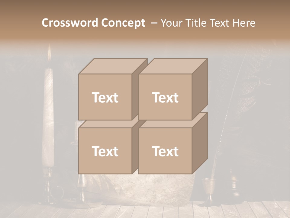 Aged Character Light PowerPoint Template
