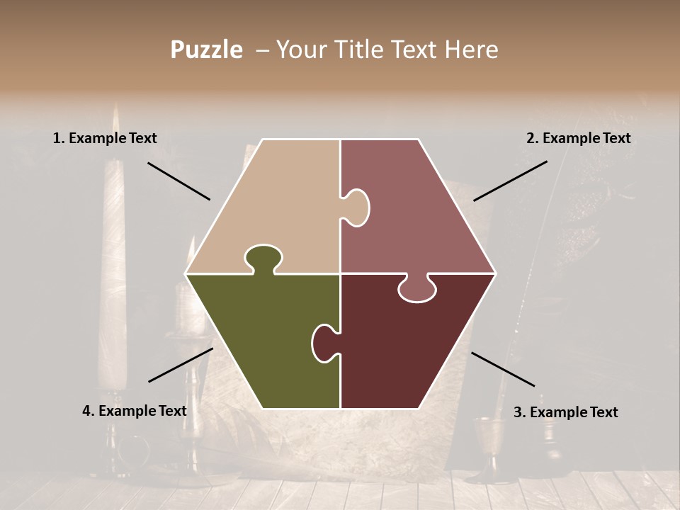 Aged Character Light PowerPoint Template