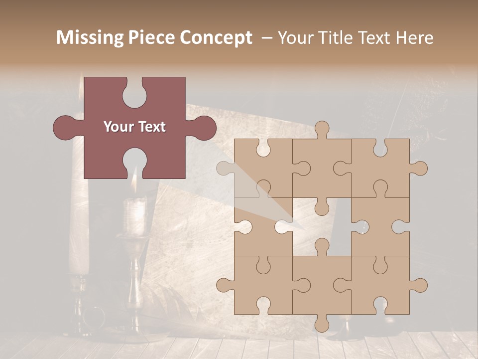 Aged Character Light PowerPoint Template