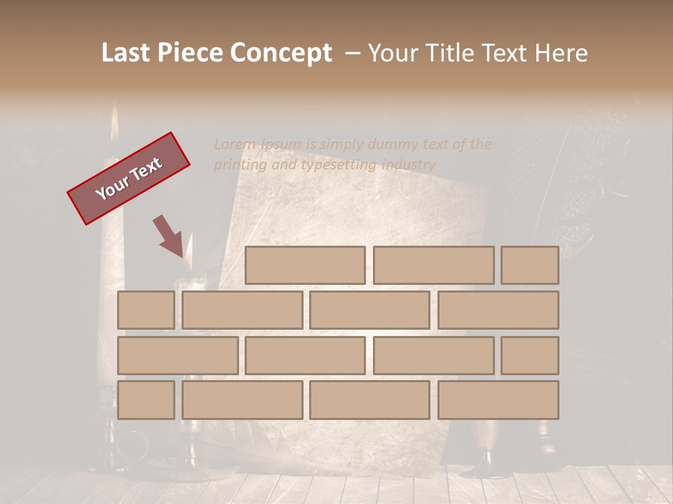 Aged Character Light PowerPoint Template