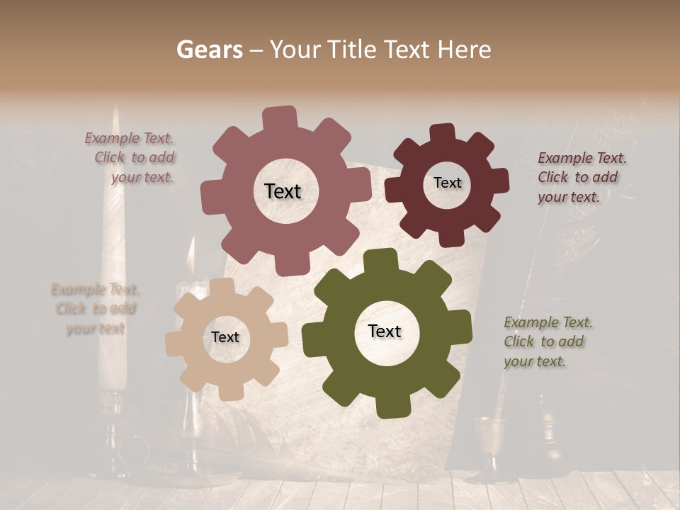 Aged Character Light PowerPoint Template