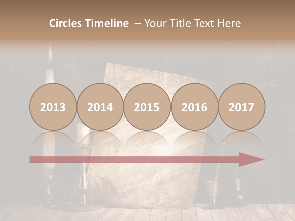 Aged Character Light PowerPoint Template