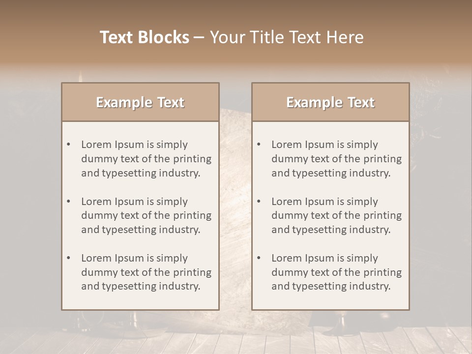 Aged Character Light PowerPoint Template