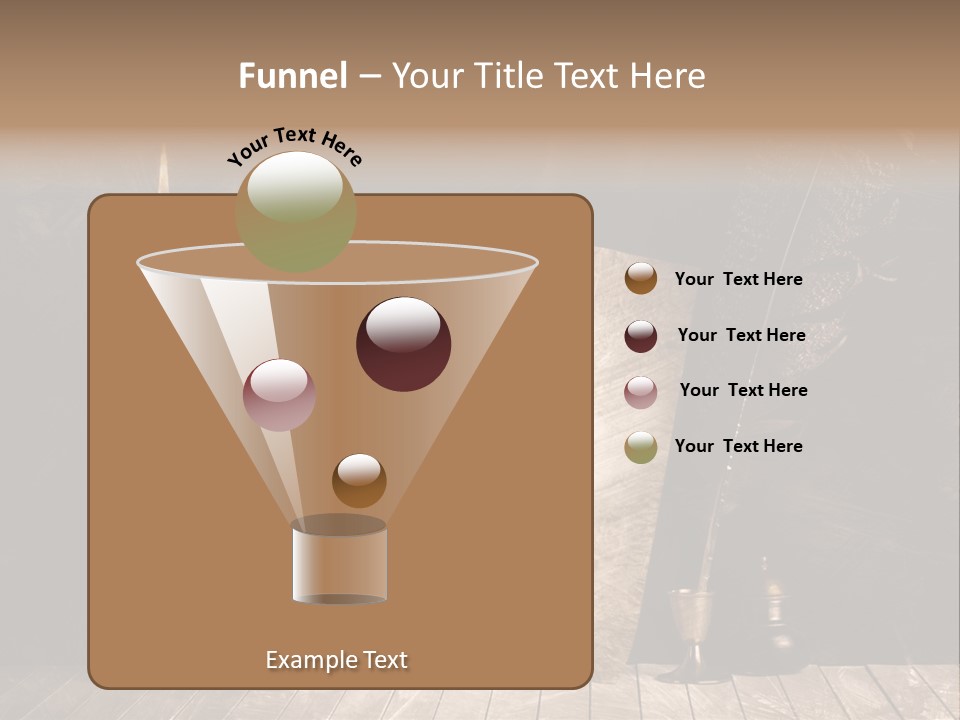 Aged Character Light PowerPoint Template