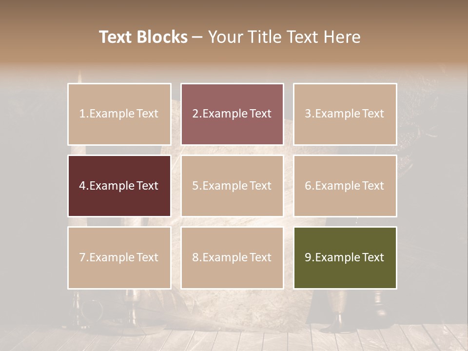 Aged Character Light PowerPoint Template