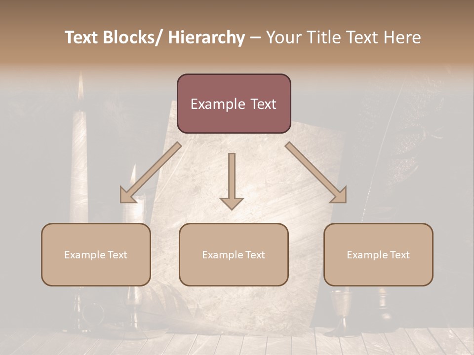 Aged Character Light PowerPoint Template