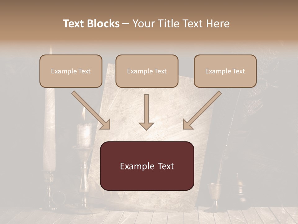 Aged Character Light PowerPoint Template