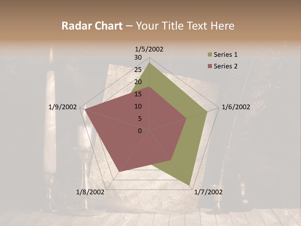 Aged Character Light PowerPoint Template