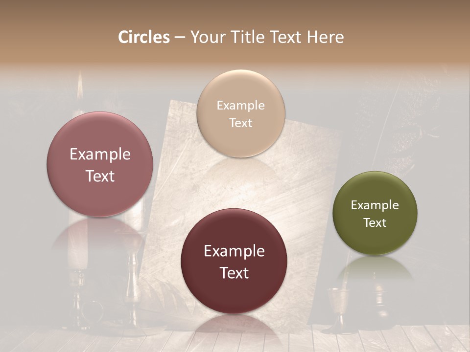 Aged Character Light PowerPoint Template