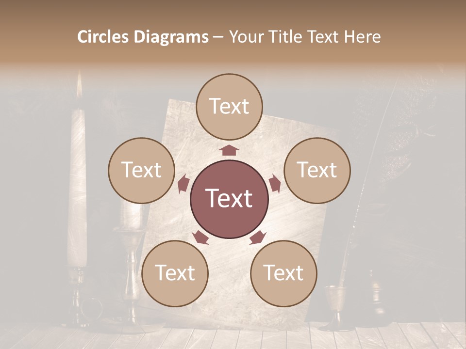 Aged Character Light PowerPoint Template