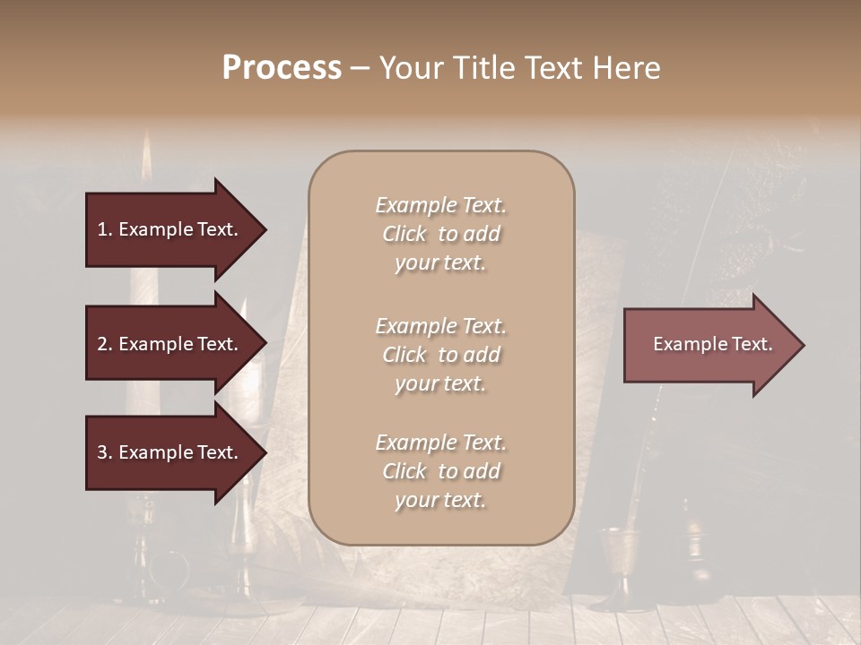 Aged Character Light PowerPoint Template