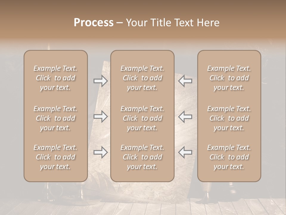 Aged Character Light PowerPoint Template