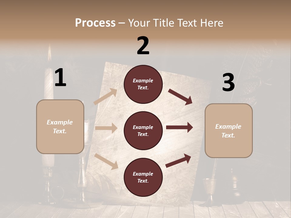 Aged Character Light PowerPoint Template