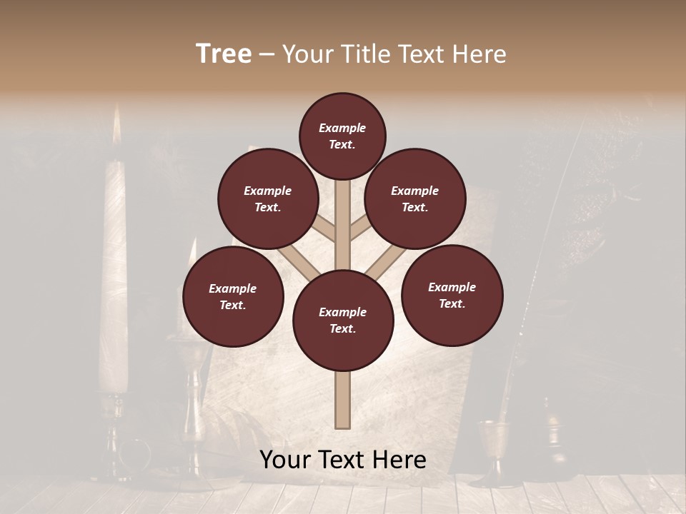 Aged Character Light PowerPoint Template