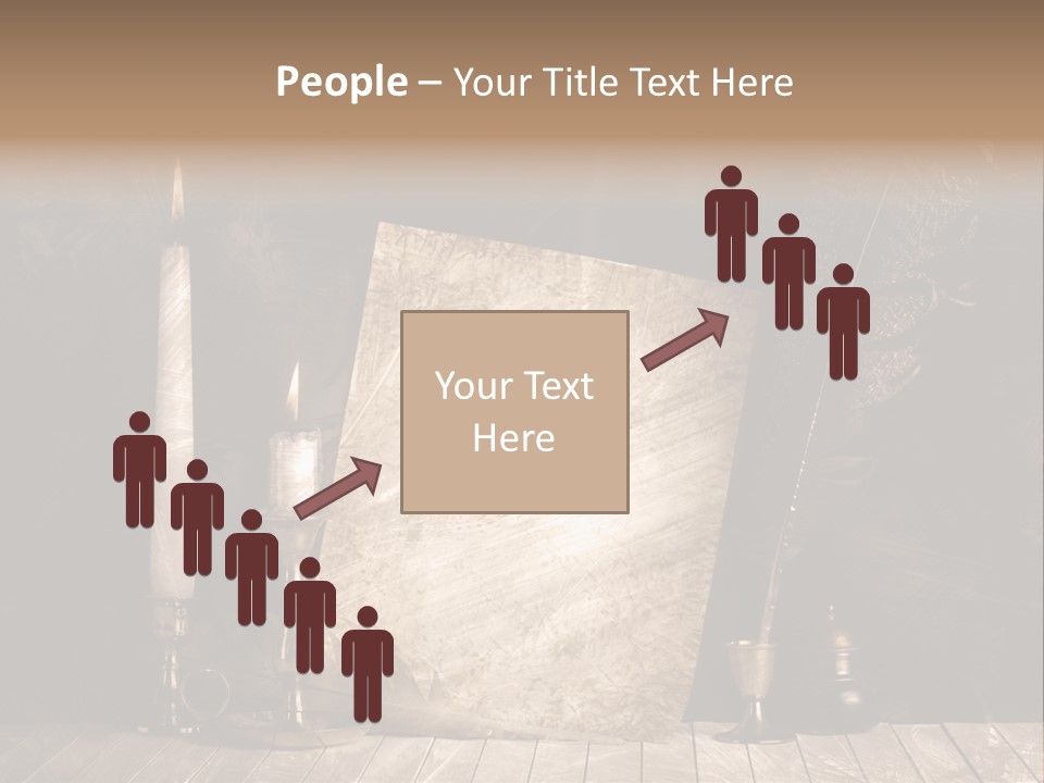 Aged Character Light PowerPoint Template