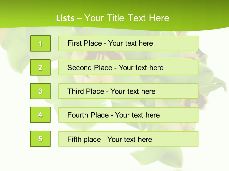 Flora Flower Water PowerPoint Template