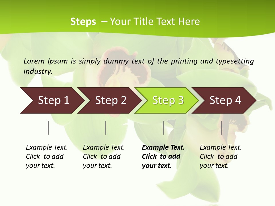 Flora Flower Water PowerPoint Template