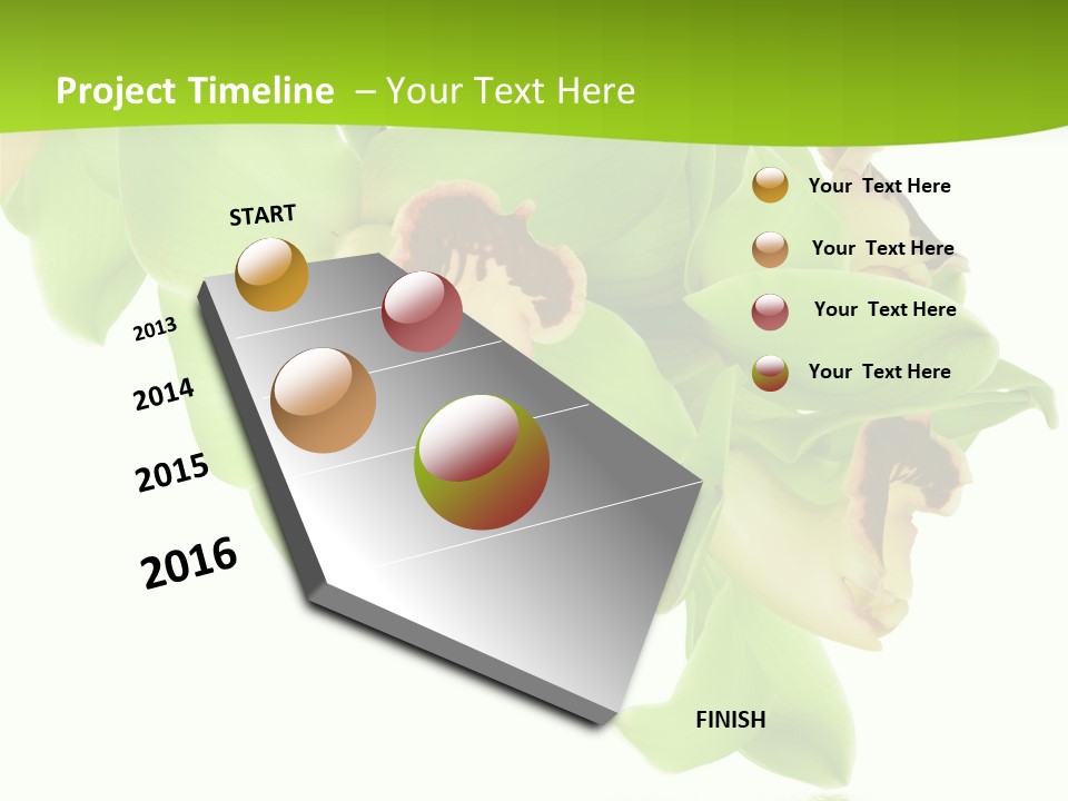 Flora Flower Water PowerPoint Template