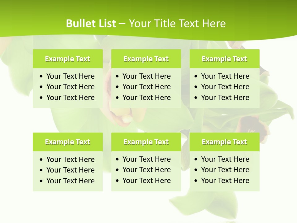 Flora Flower Water PowerPoint Template