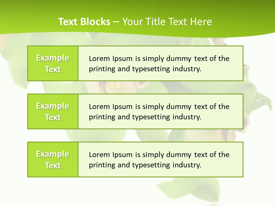 Flora Flower Water PowerPoint Template