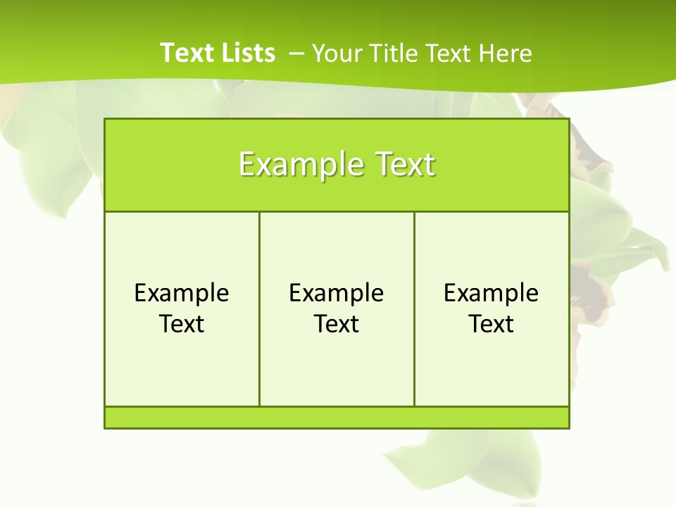 Flora Flower Water PowerPoint Template