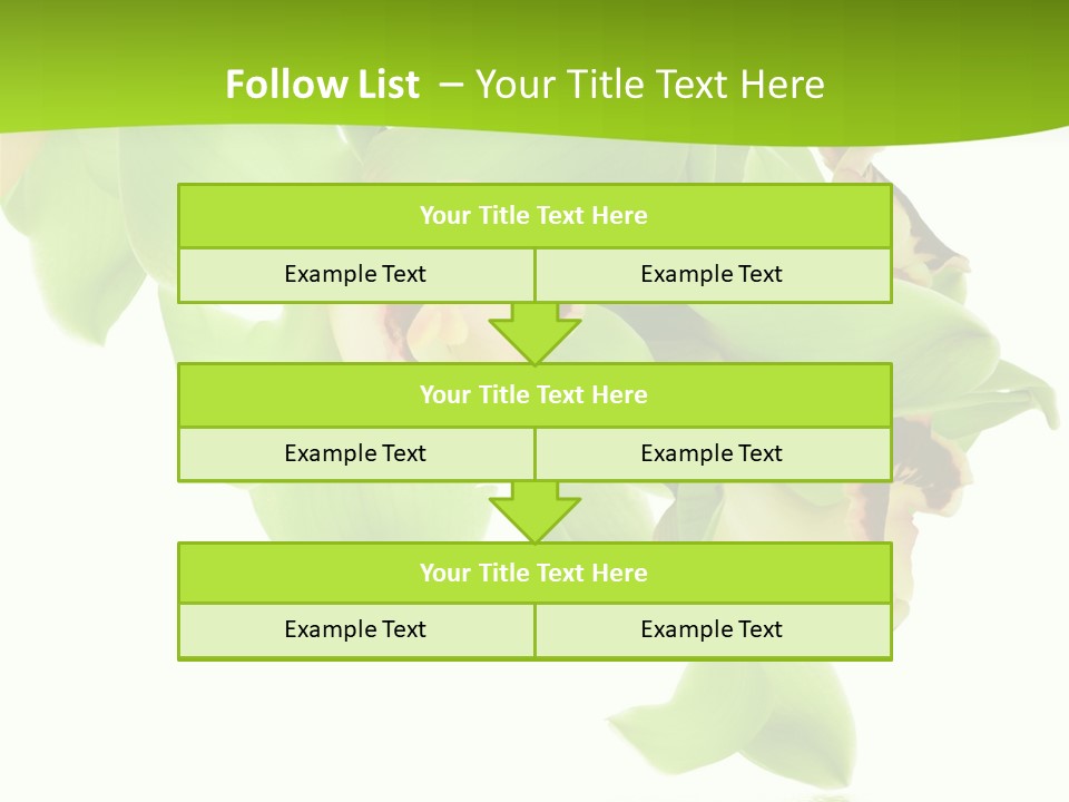 Flora Flower Water PowerPoint Template