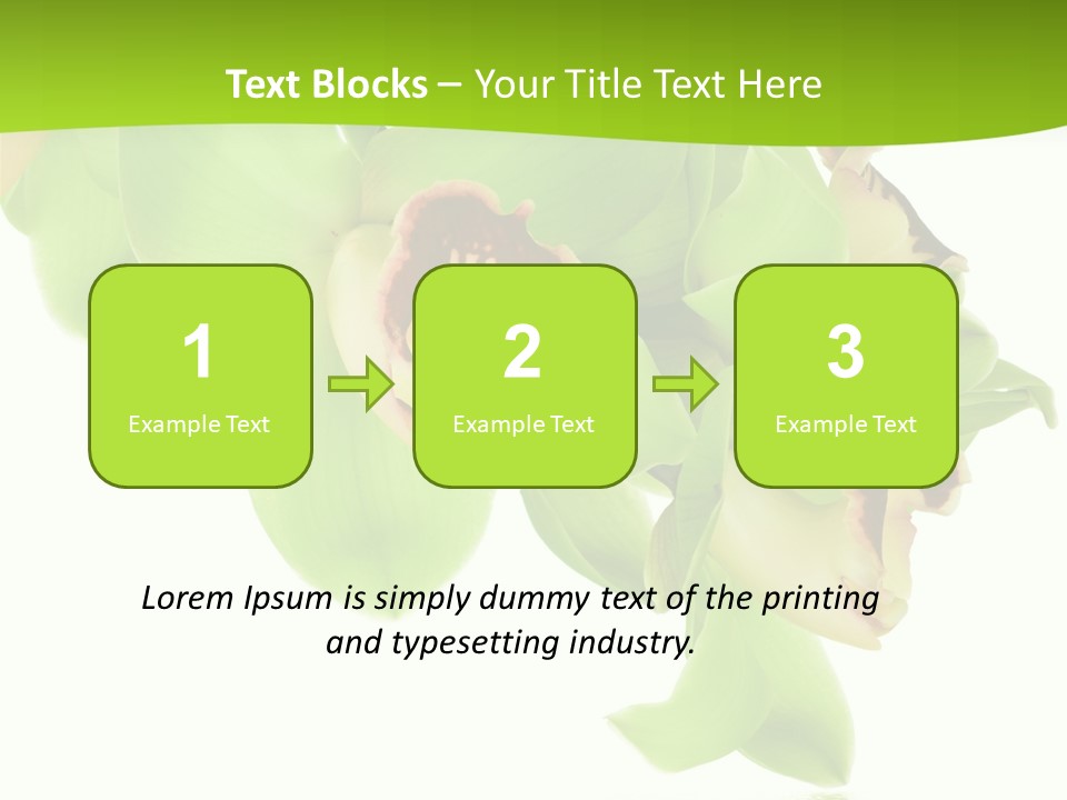Flora Flower Water PowerPoint Template